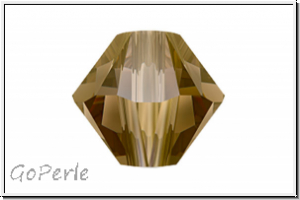 Swarovski Bicone 5328, 4mm, 001BRSH - crystal, bronze shade, 25 Stk.